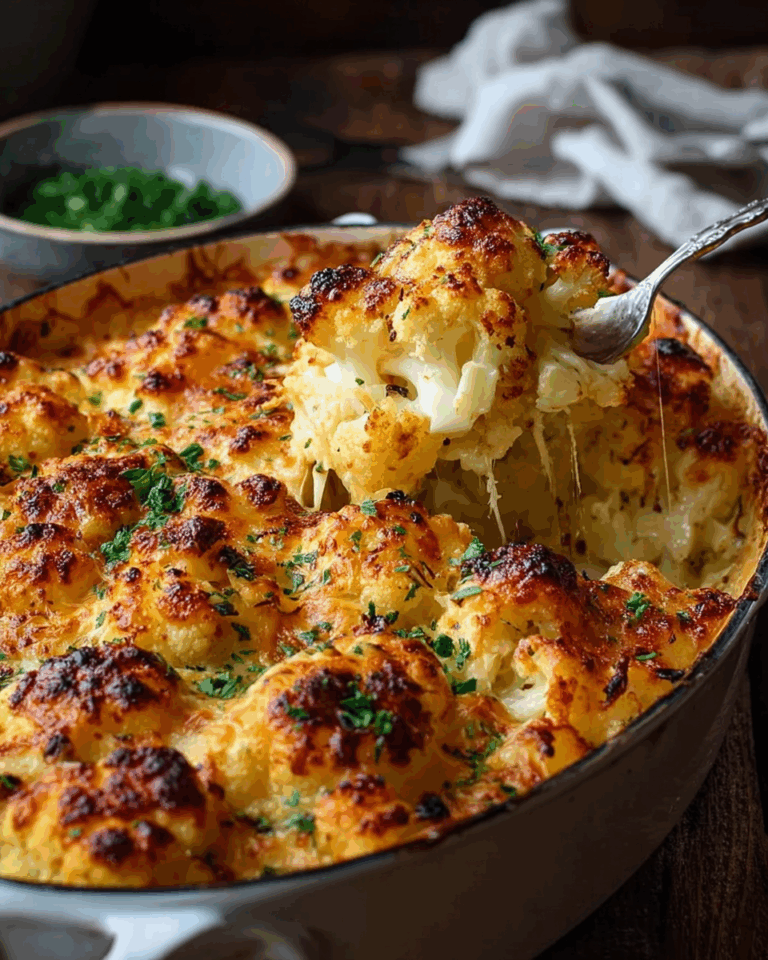 Blumenkohl überbacken mit Käse: Ein einfaches und gesundes Mittagessen