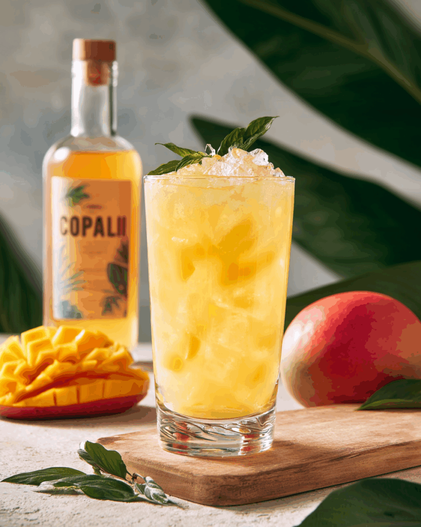 Mango Rum Swizzle – Ein exotischer Cocktail für den Sommer