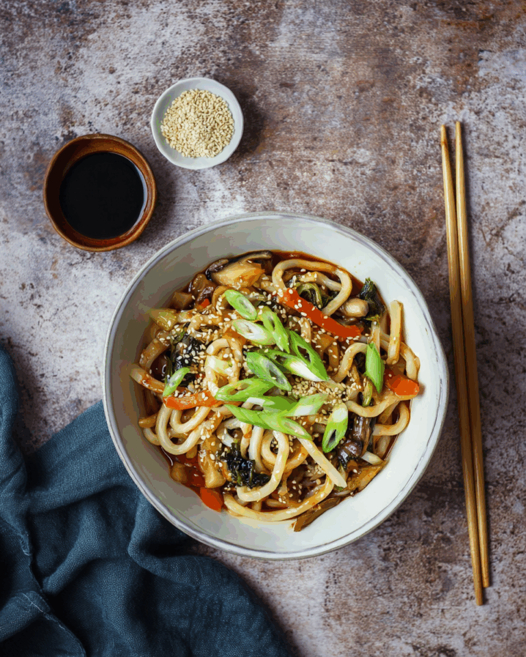 Schnelle Udon-Nudeln mit Gemüse – Ein einfaches und leckeres Udon Nudeln Rezept