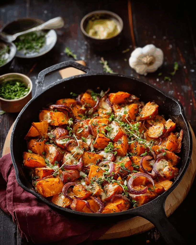 Vegetarische Süßkartoffelpfanne: Ein einfaches und gesundes Gericht