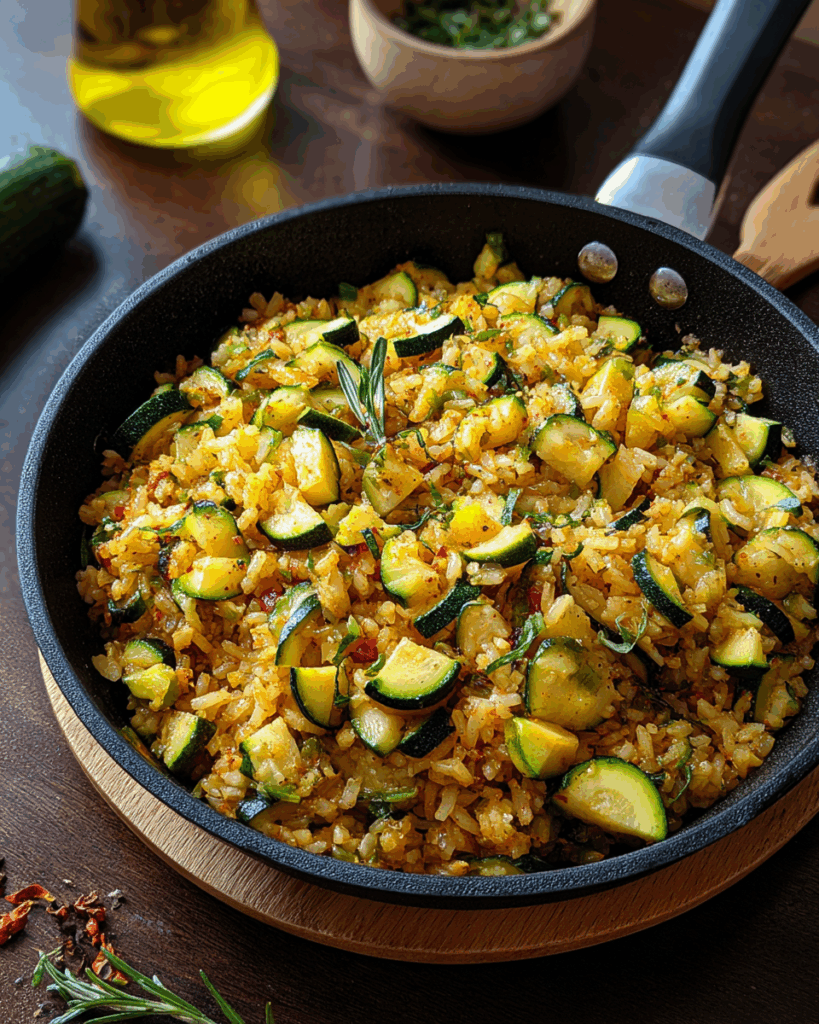 Zucchini-Reis-Pfanne: Einfaches und Leckeres Mittagessen für Jeden Tag
