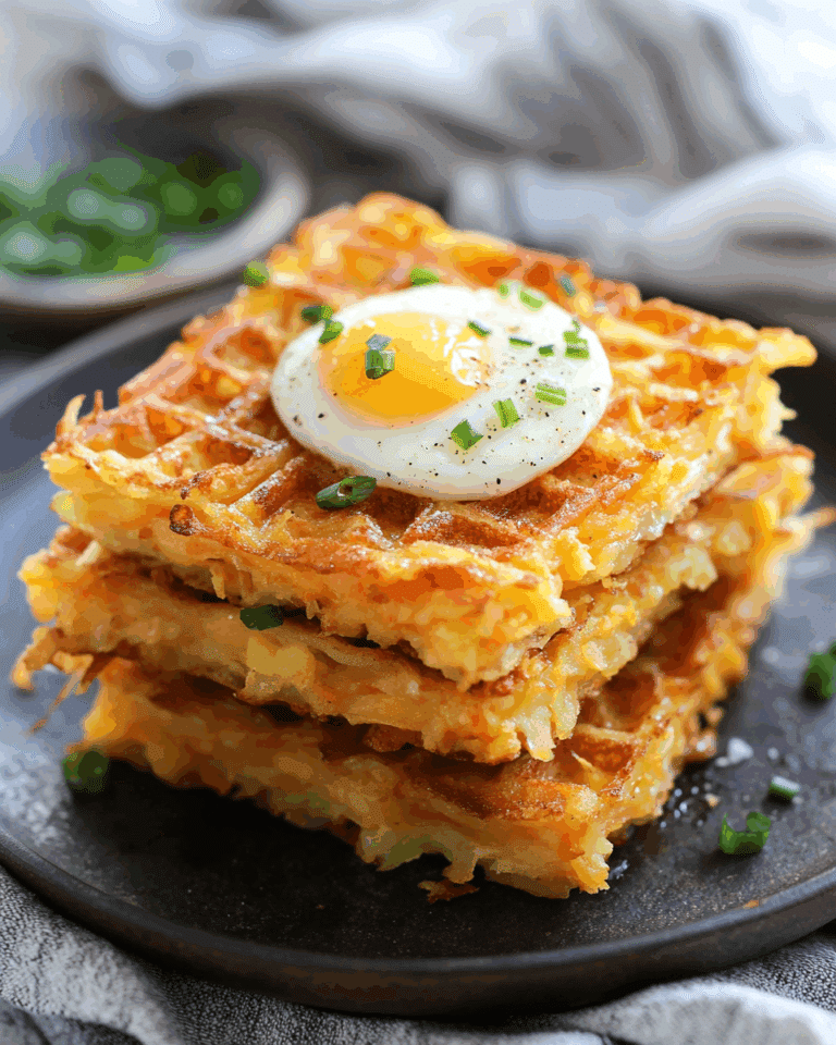 Gesundes Hashbrown Chaffle