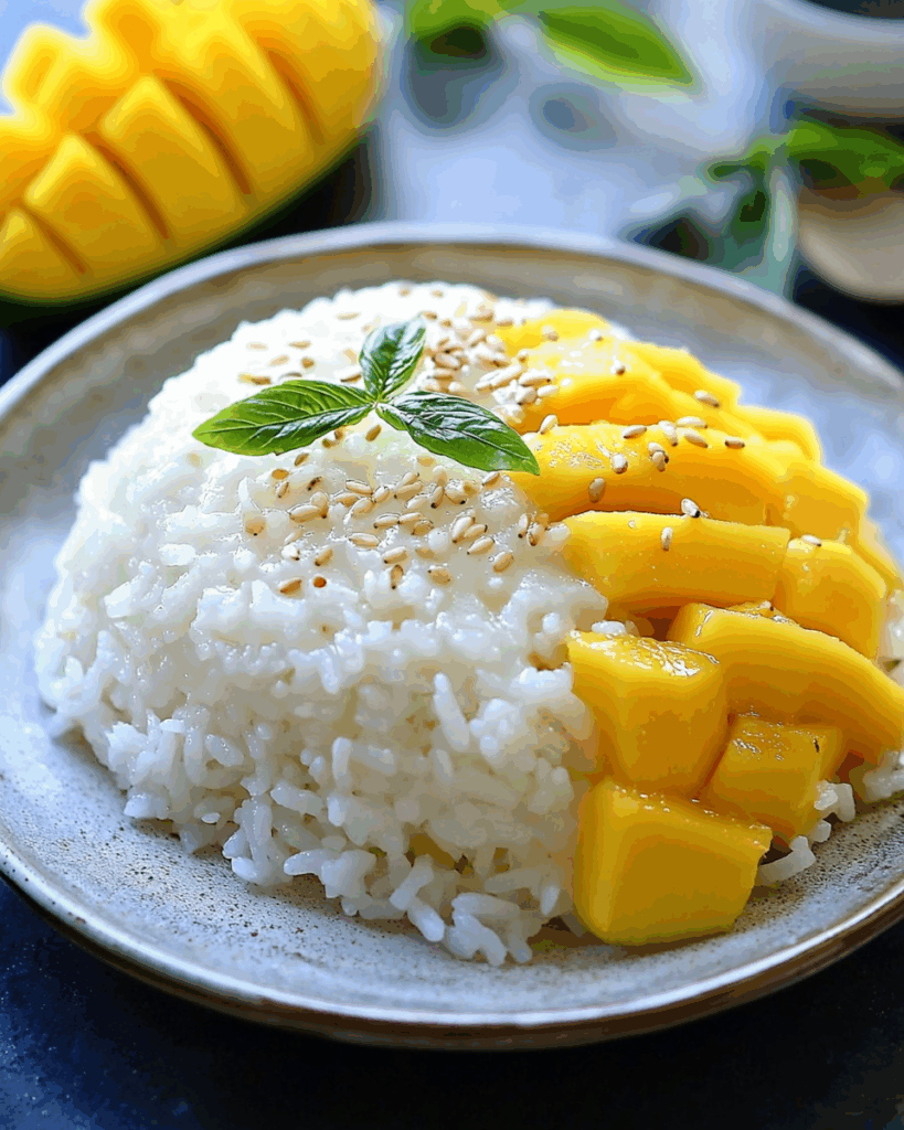 Mango-Klebreis: Ein Klassiker der thailändischen Küche