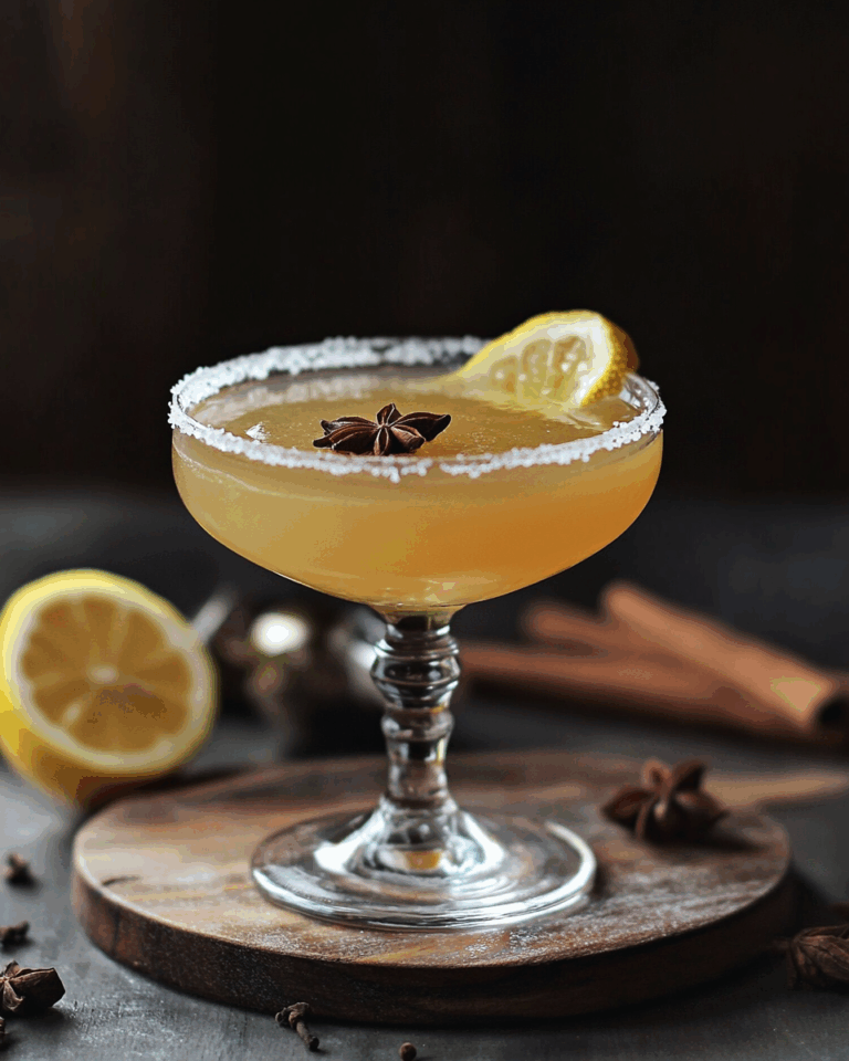Spiced Sidecar Cocktail: Ein aromatischer Klassiker mit weihnachtlichem Twist