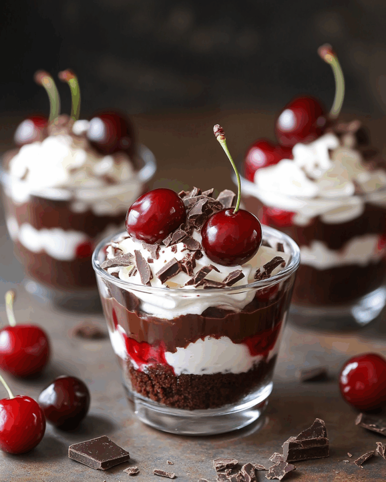 Mini Schwarzwälder Dessertbecher – Eine moderne Variante eines Klassikers