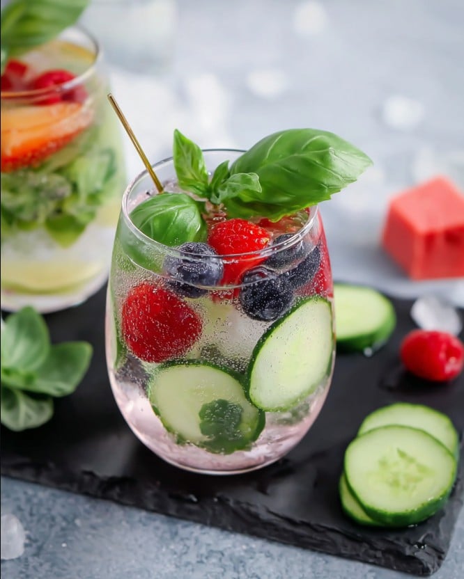 Erfrischender Beeren Gin Tonic – Sommerlicher Genuss & Cocktail Rezepte Alkoholfrei Inspiration