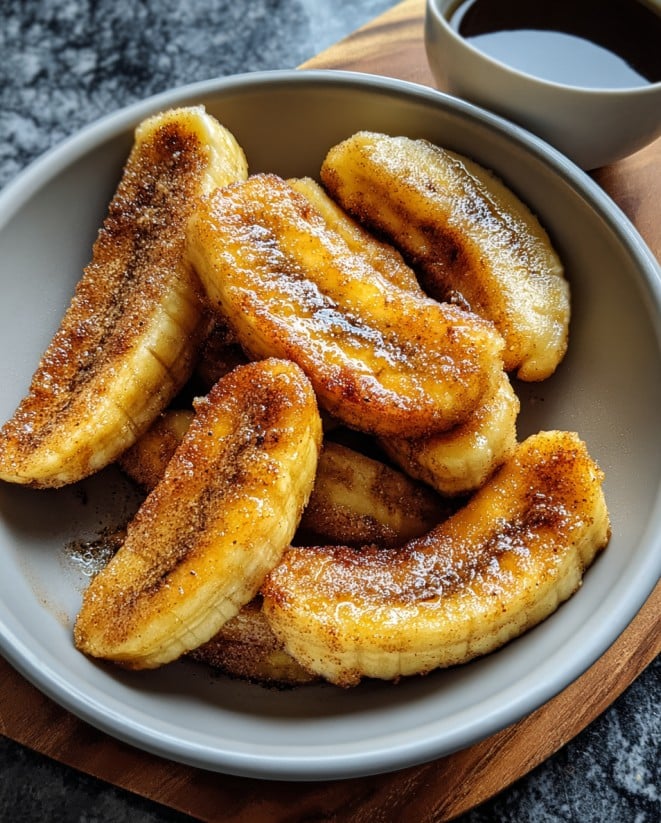 Luftgebratene Bananen – Einfache und gesunde Airfryer Rezepte für ein süßes Dessert