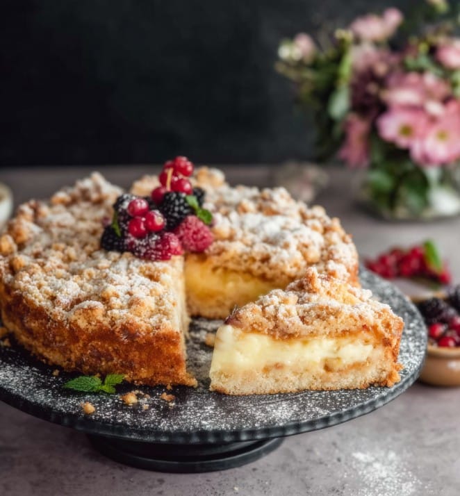 Streuselkuchen mit Pudding – Ein himmlischer Klassiker für jeden Anlass