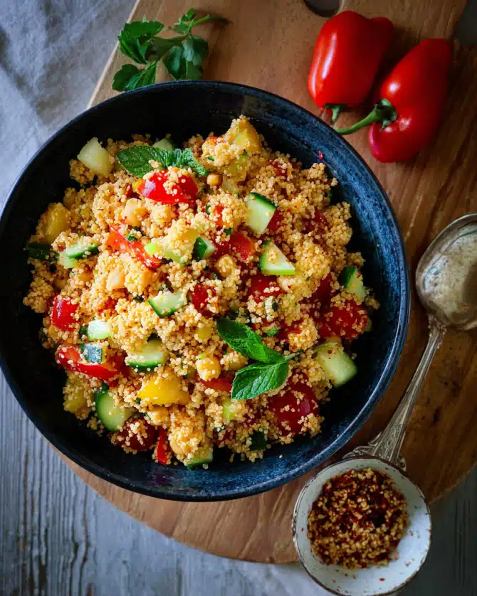 Couscous Salat: Ein Einfaches Rezept für Ein Gesundes Mittagessen