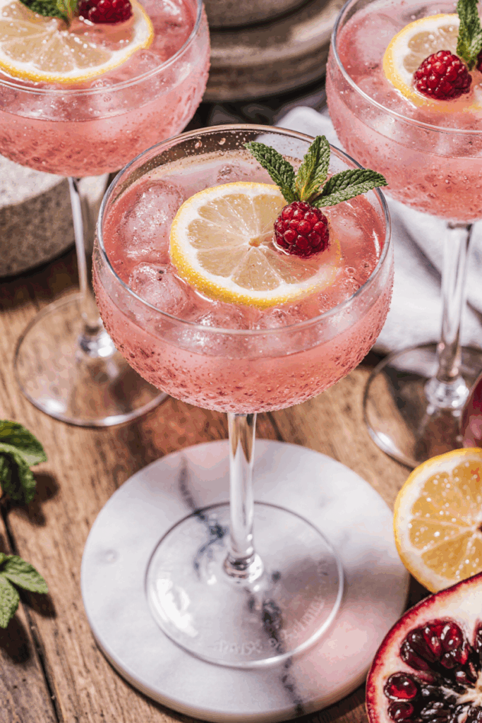 Pink Gin Fizz – Fruchtig prickelnder Genuss für besondere Anlässe | Cocktail Rezepte für jeden Geschmack