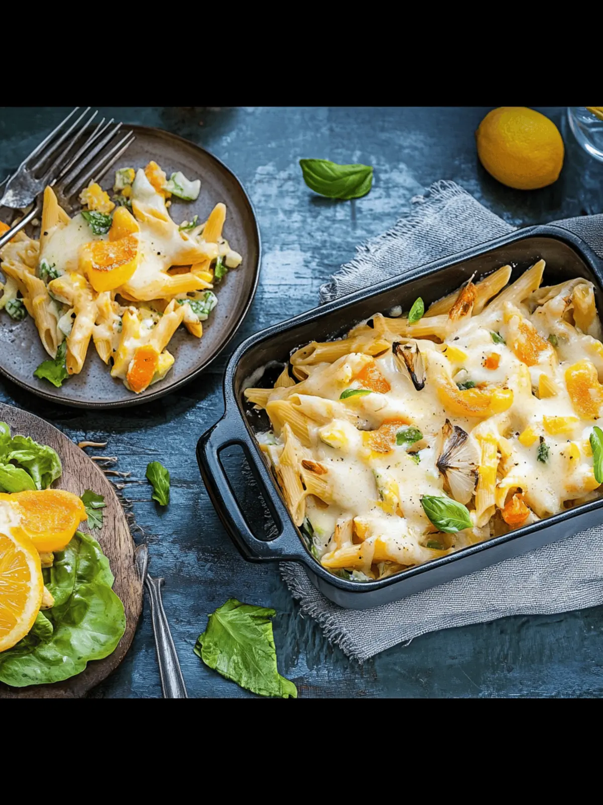 Nudelauflauf mit Hähnchen