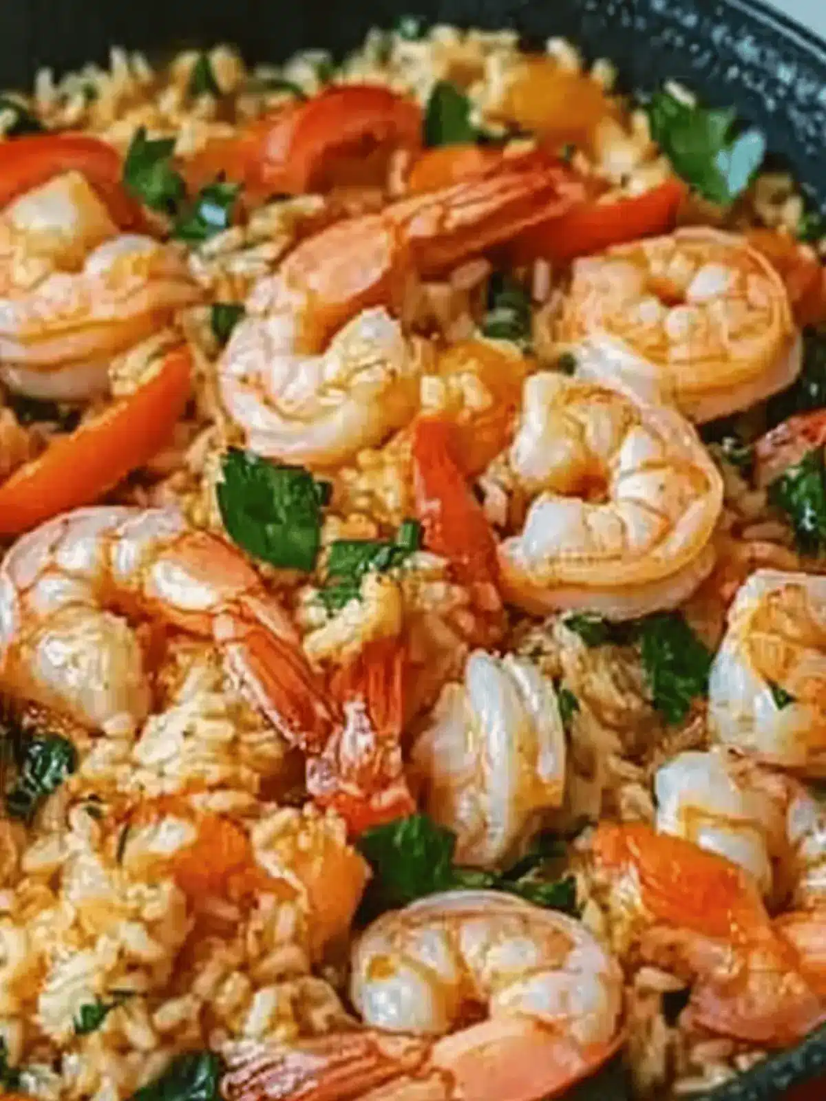 Schnelles gesundes Essen: Reispfanne mit Garnelen 4 schnelles gesundes Essen