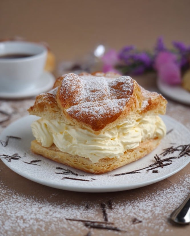 Karpatka – Polnischer Windbeutelkuchen