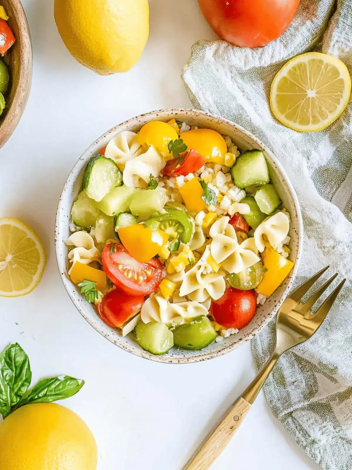veganer Nudelsalat