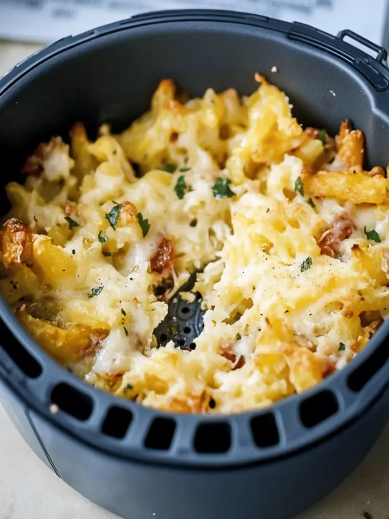 Käsespätzle aus der Heißluftfritteuse