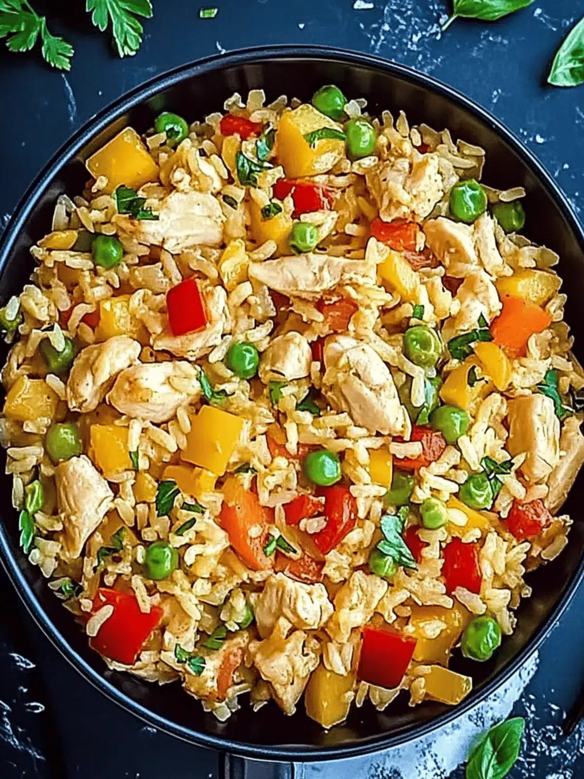 Schnelle Reispfanne Hähnchen Gemüse für die ganze Familie 3 Schnelle Reispfanne Hähnchen Gemüse