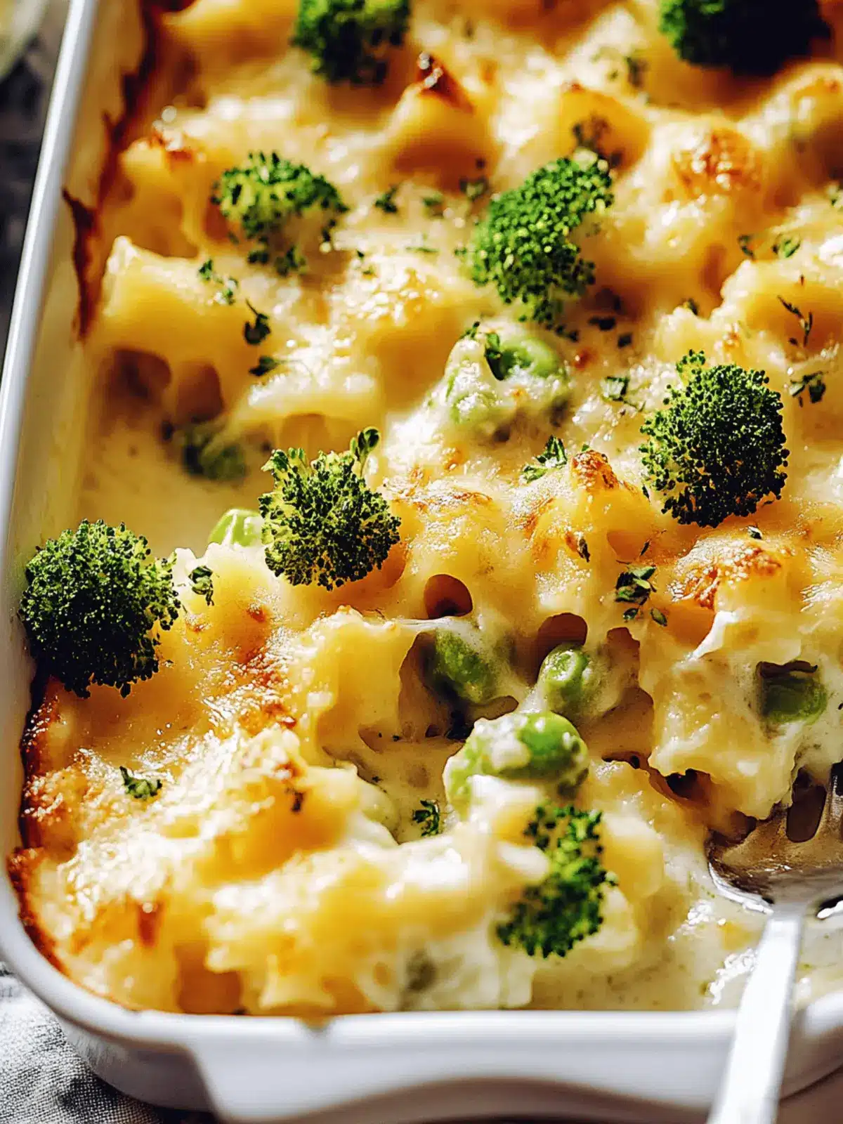 Brokkoli-Hühnchen-Auflauf mit Frischkäse und Mozzarella 2 Brokkoli-Hühnchen-Auflauf mit Frischkäse und Mozzarella