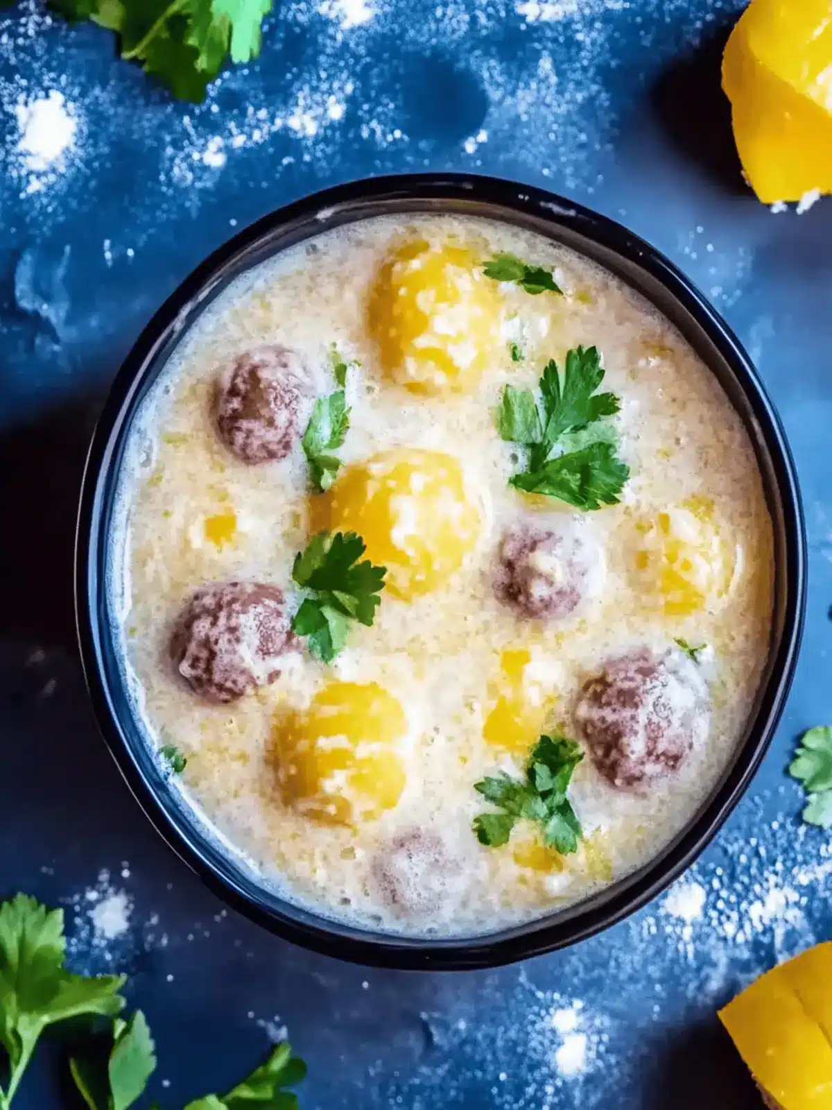 Eintopf mit Kohlrabi und Hackfleischbällchen für die Familie 3 Eintopf mit Kohlrabi und Hackfleischbällchen