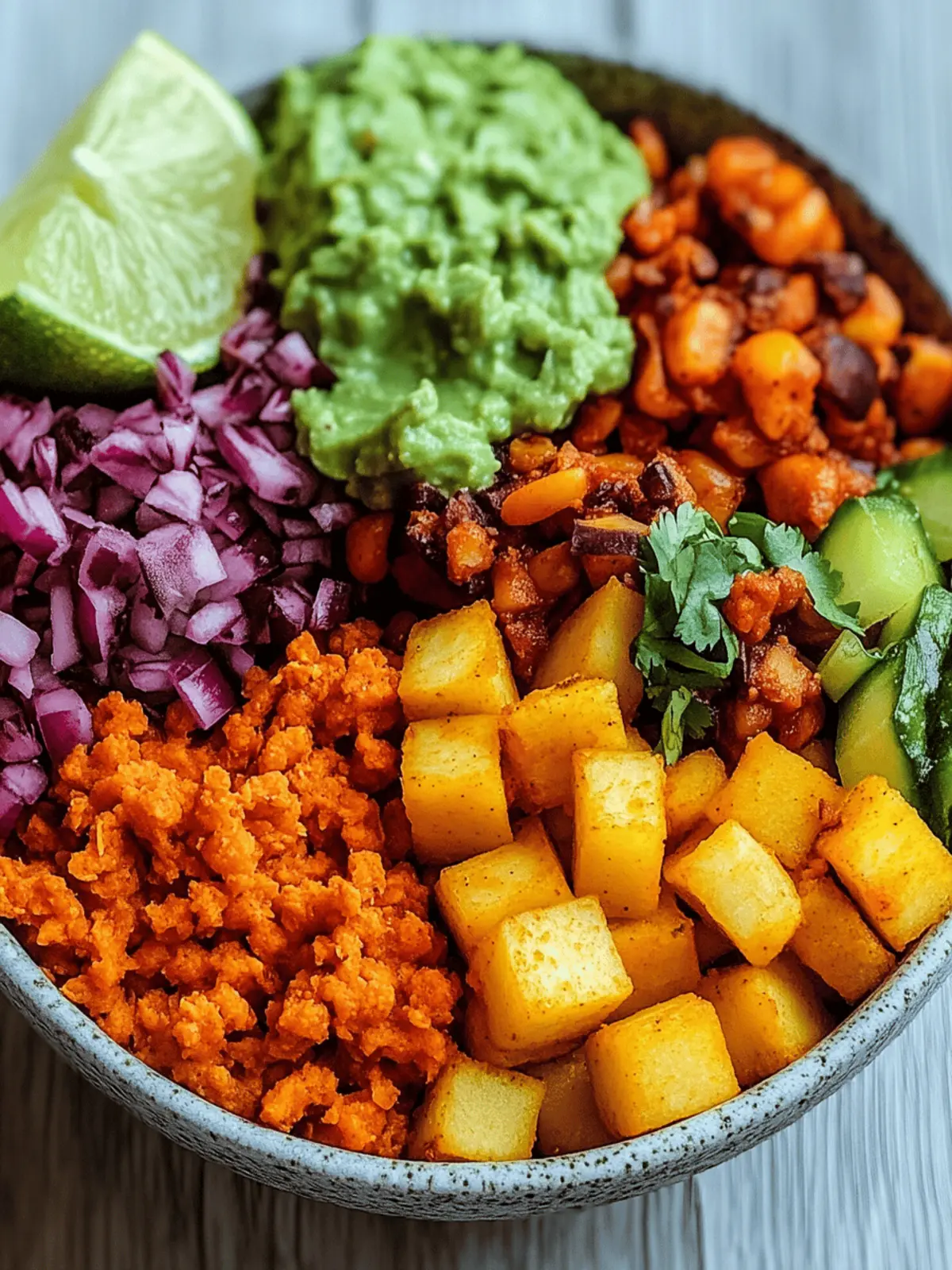 Nährstoffreiche Süßkartoffel-Burrito-Bowl genießen 5 Süßkartoffel-Burrito-Bowl