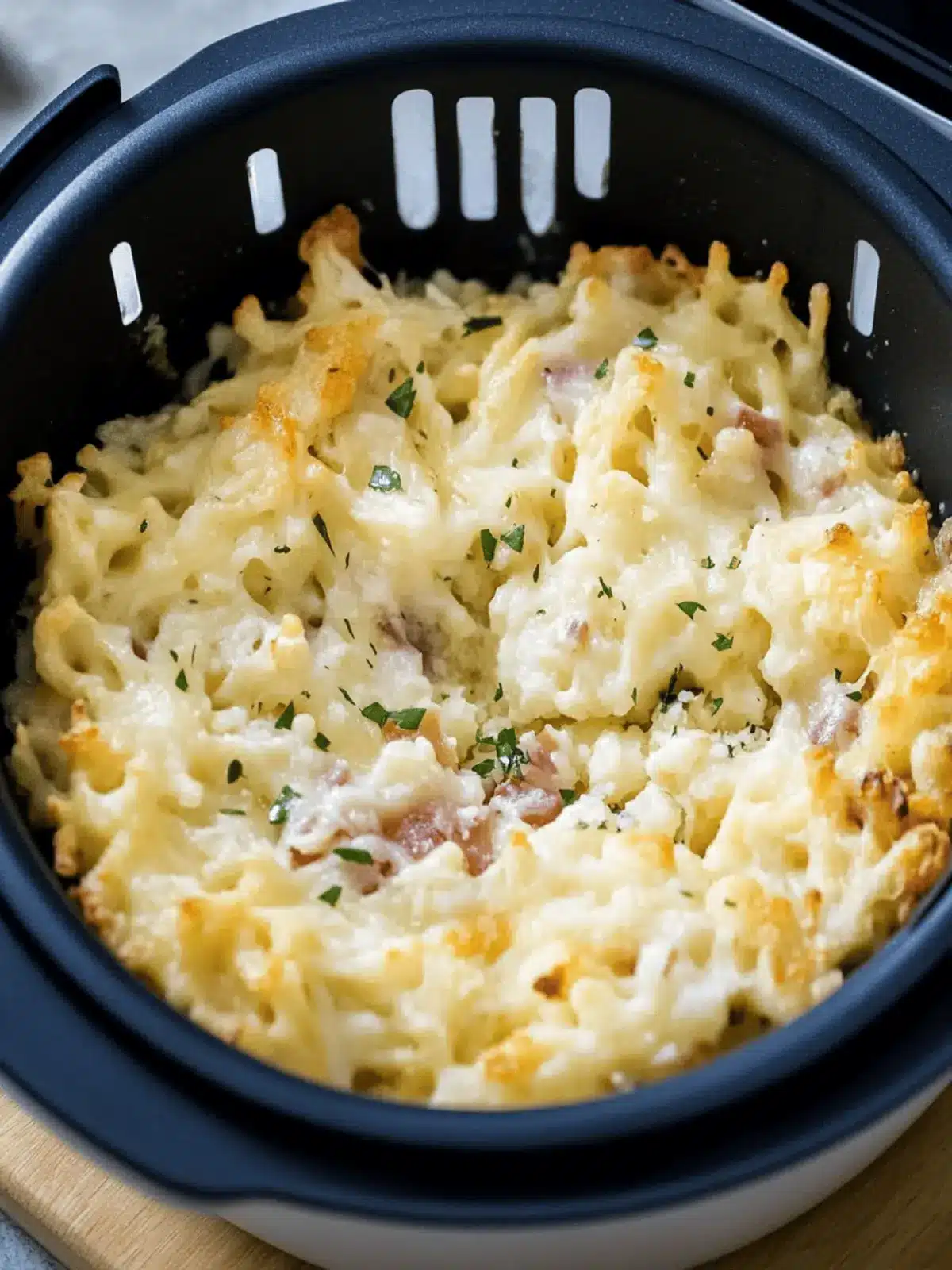 Kässpätzle aus der Heißluftfritteuse