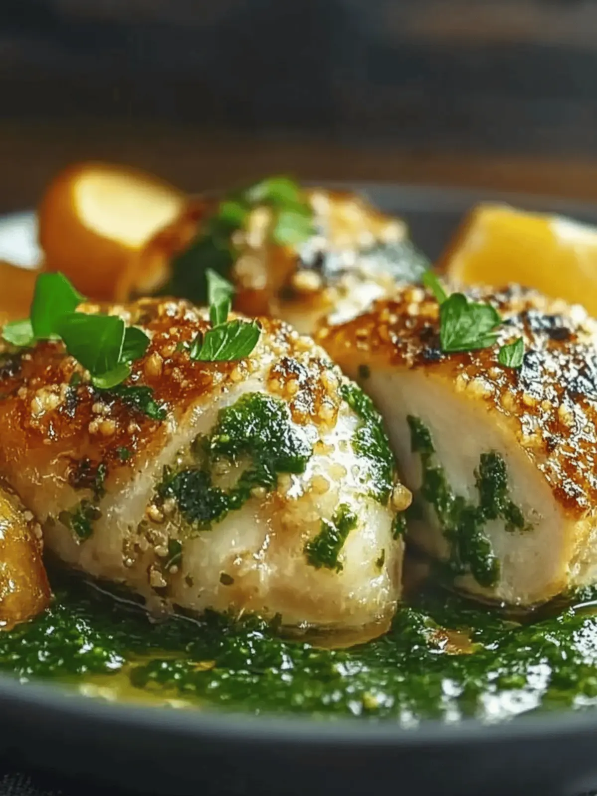 Gefüllte Hähnchenbrust