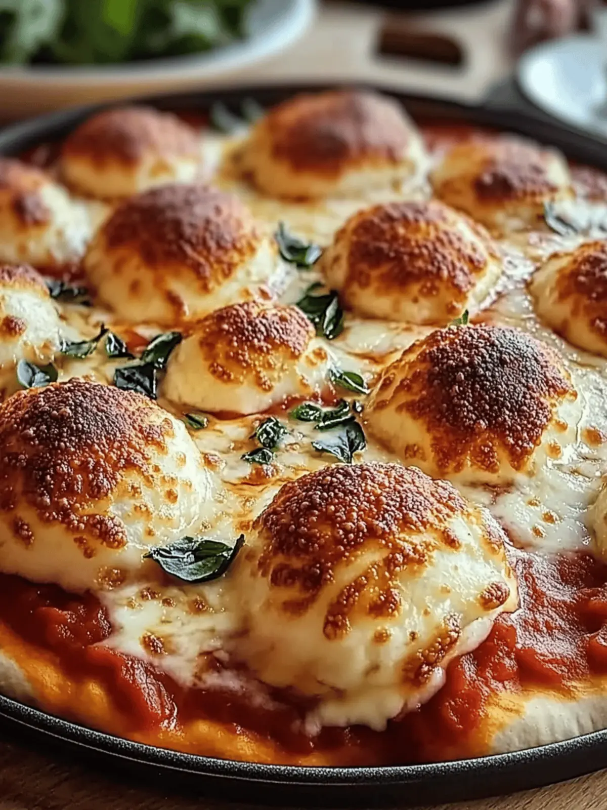 Pizza Bällchen selber machen