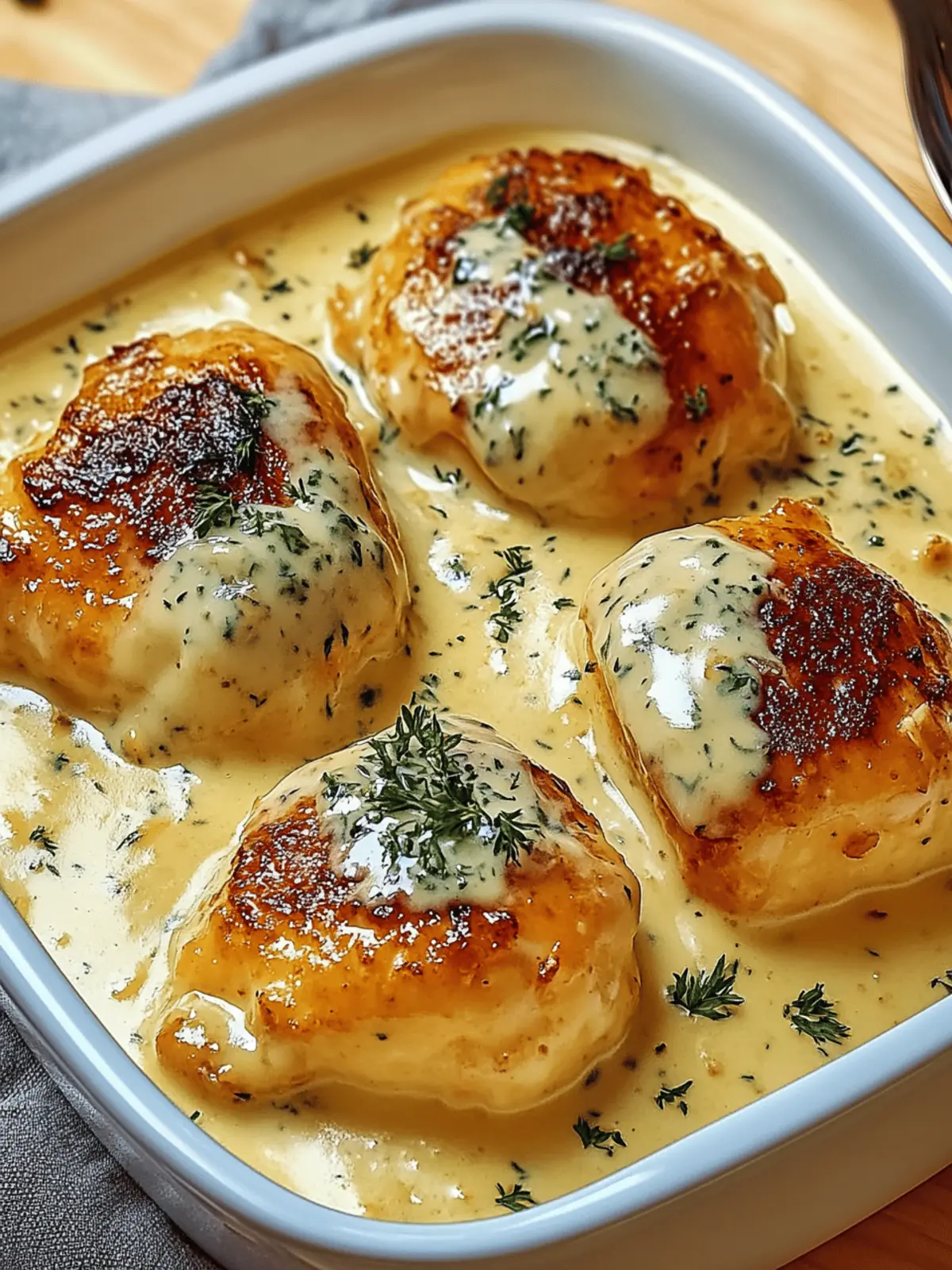 Hähnchen Frischkäsesauce