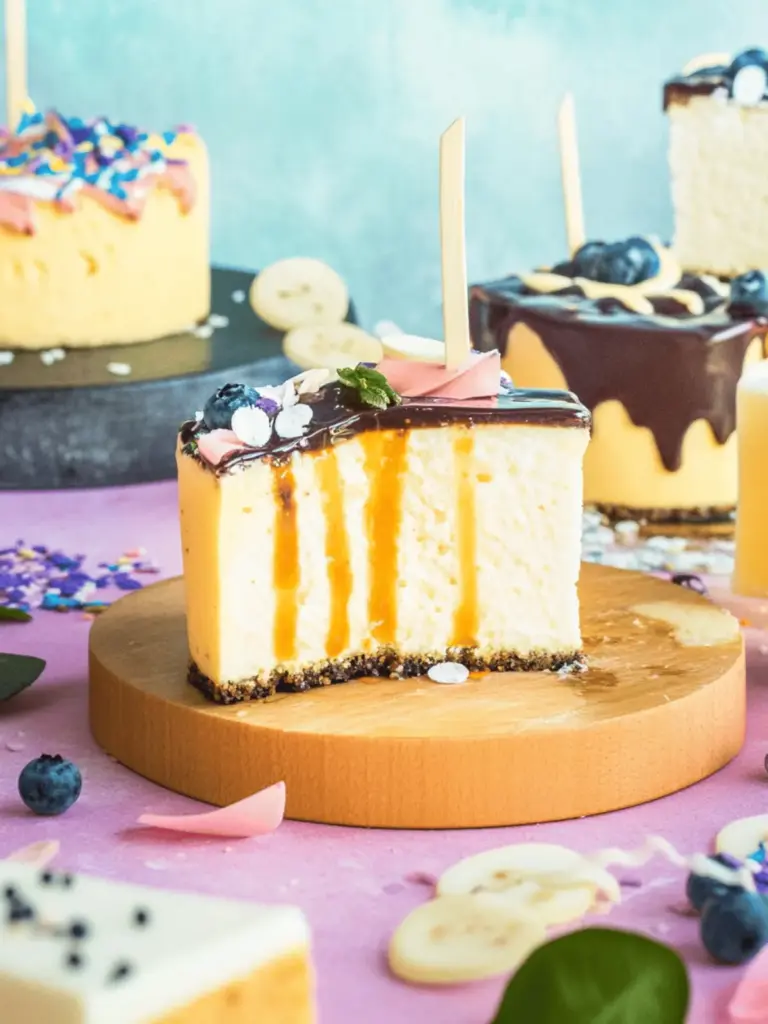 Käsekuchen als Cake-Sticks