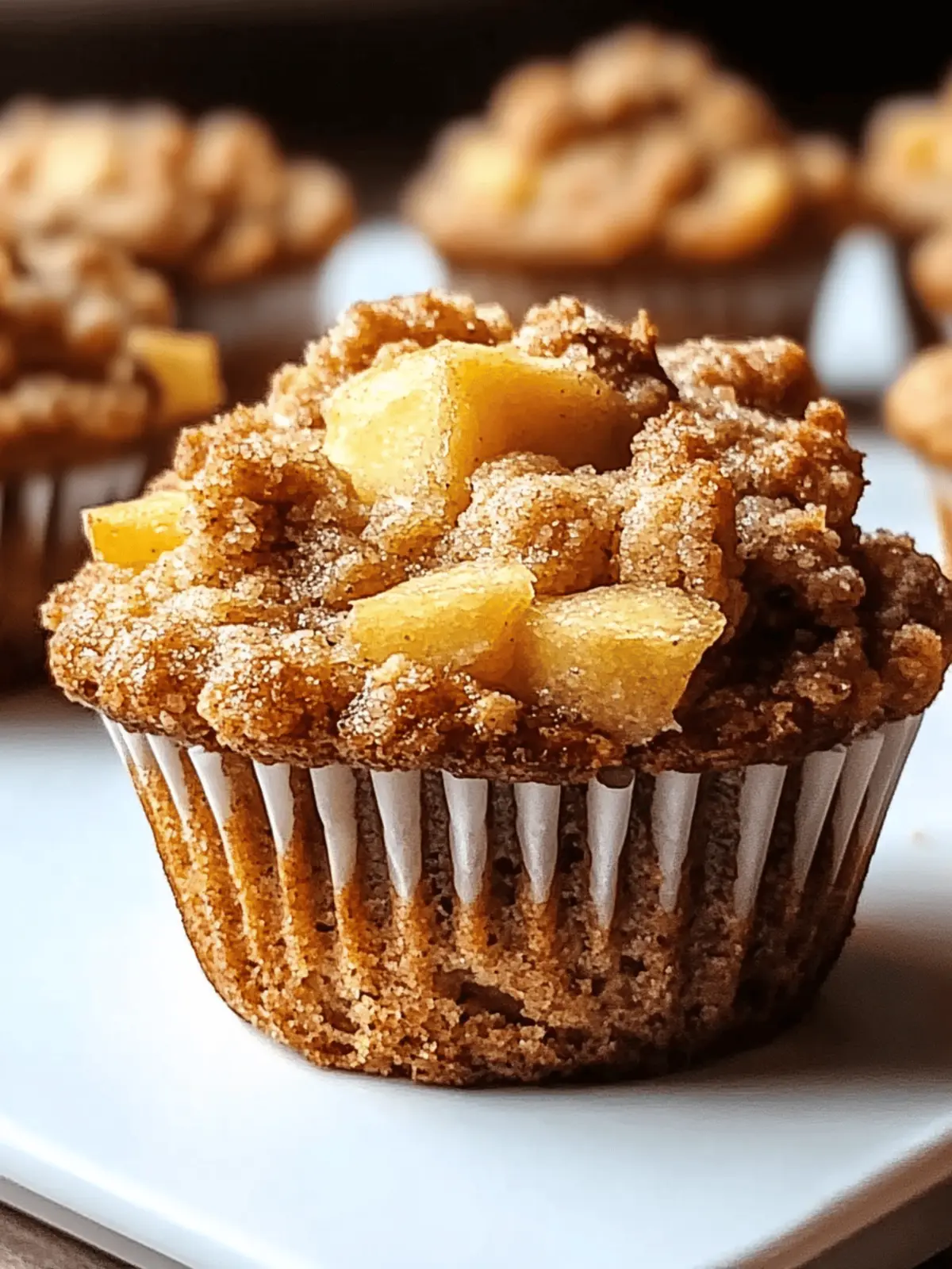 Pumpkin-Apple-Muffins mit knusprigem Crumble 5 Pumpkin-Apple-Muffins with Crispy Crumble