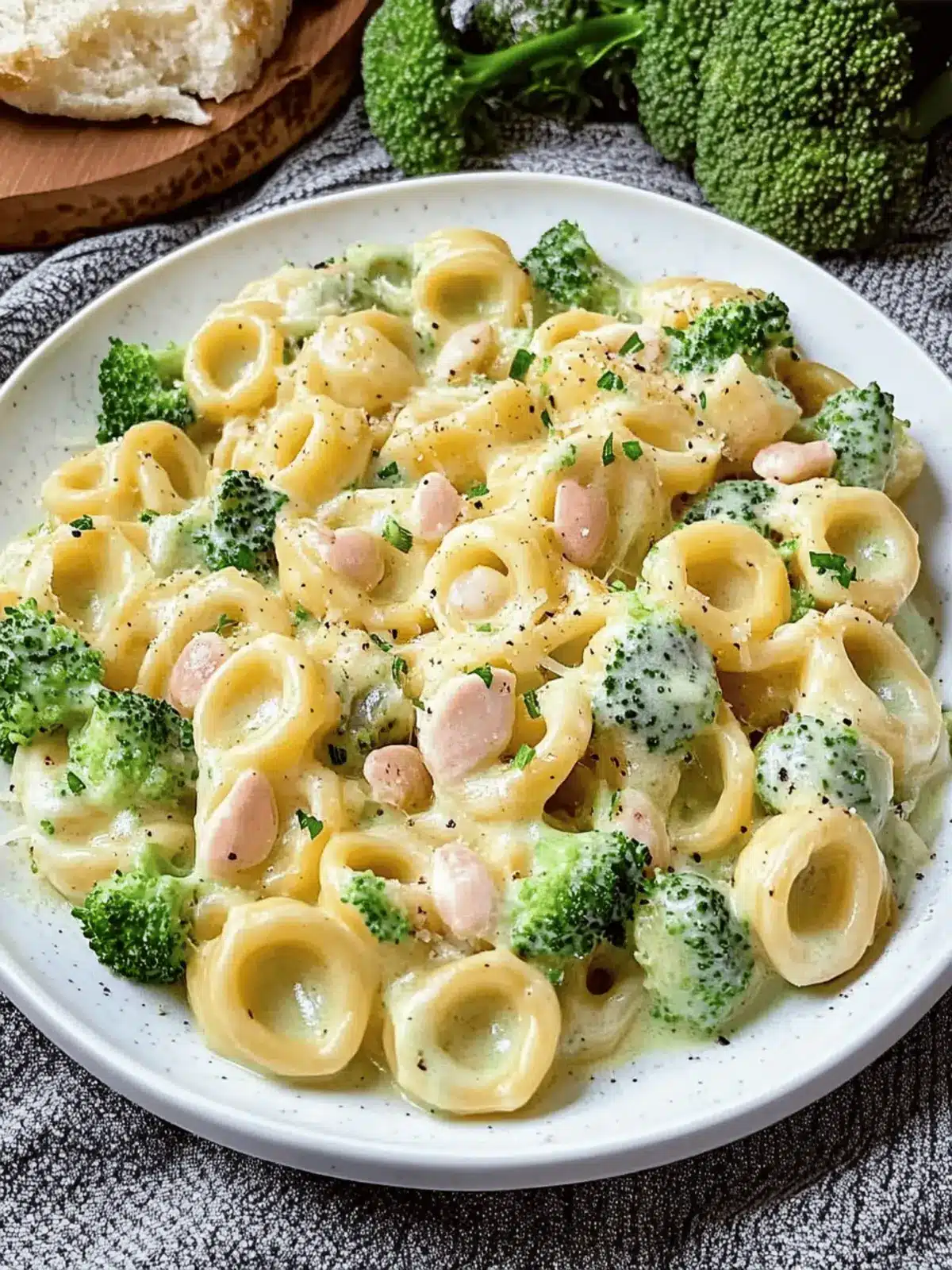 Brokkoli Schinken Pasta Rezept in 30 Minuten 5 Brokkoli Schinken Pasta Rezept