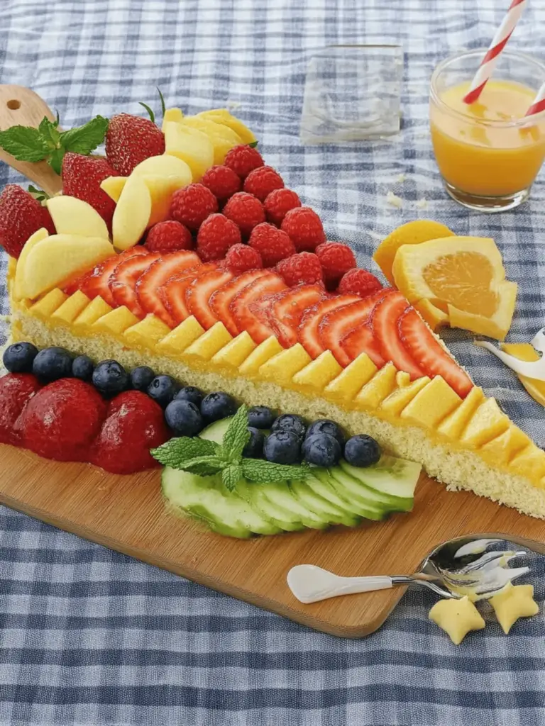 Obstkuchen zum Schulanfang