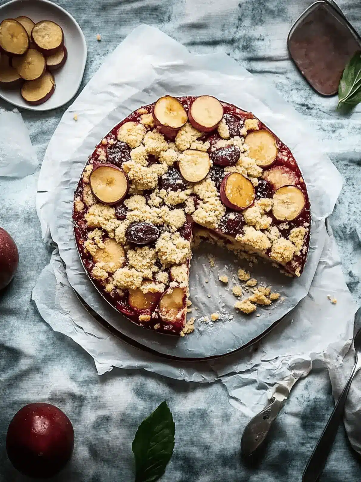 Zwetschgenkuchen mit Rührteig und Streuseln leicht gemacht 5 Zwetschgenkuchen mit Rührteig und Streuseln