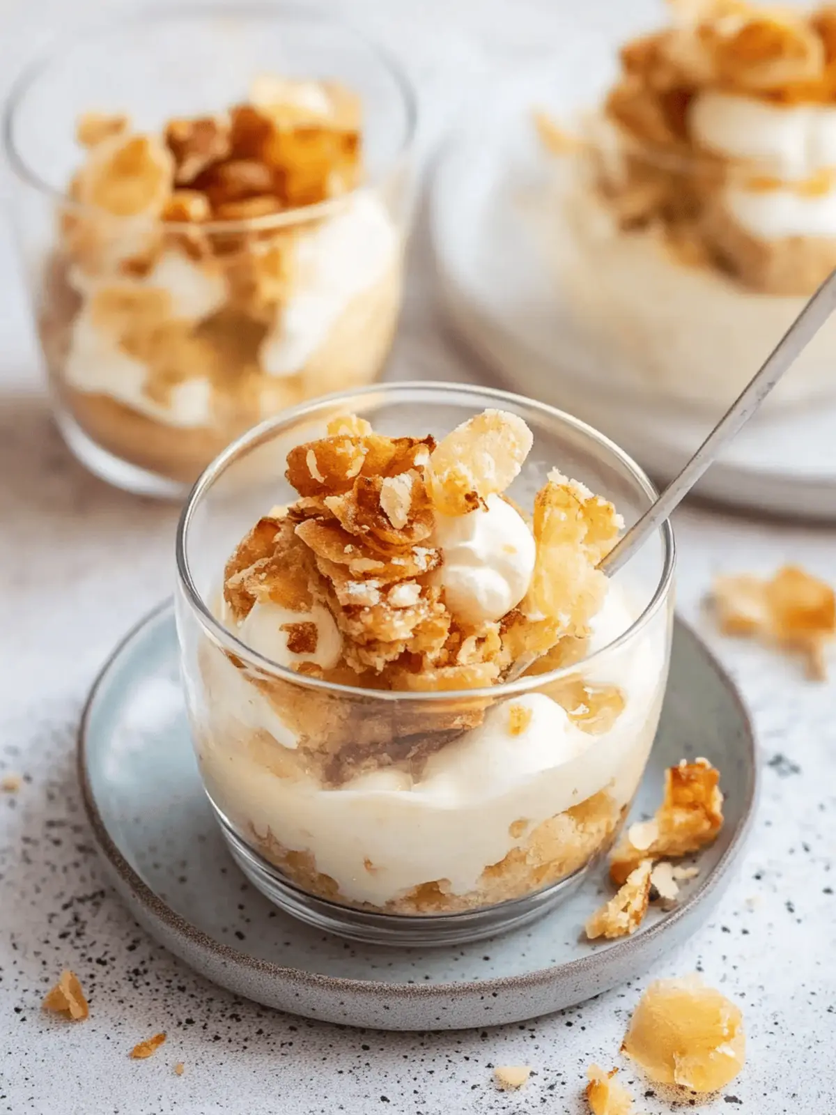 Bienenstich-Dessert – mit Löffelbiskuit