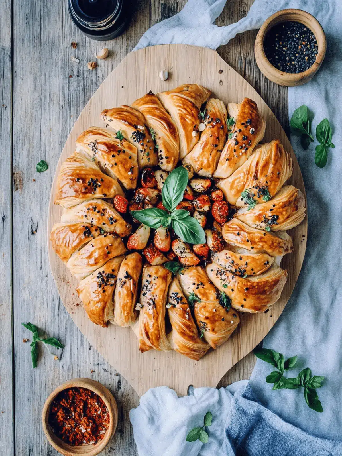 Vegane Brotblume
