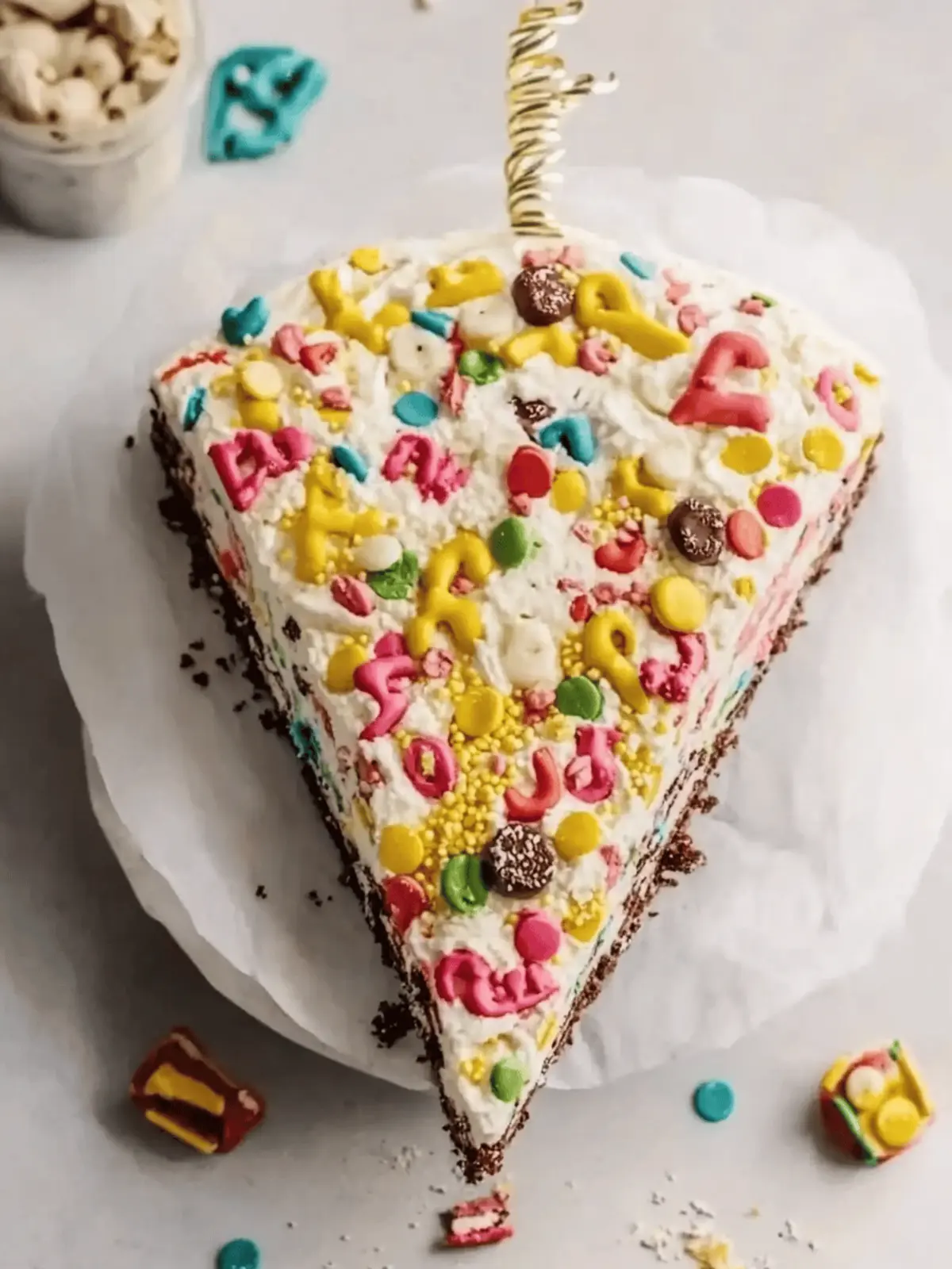 Schokoladige Schultüten-Torte