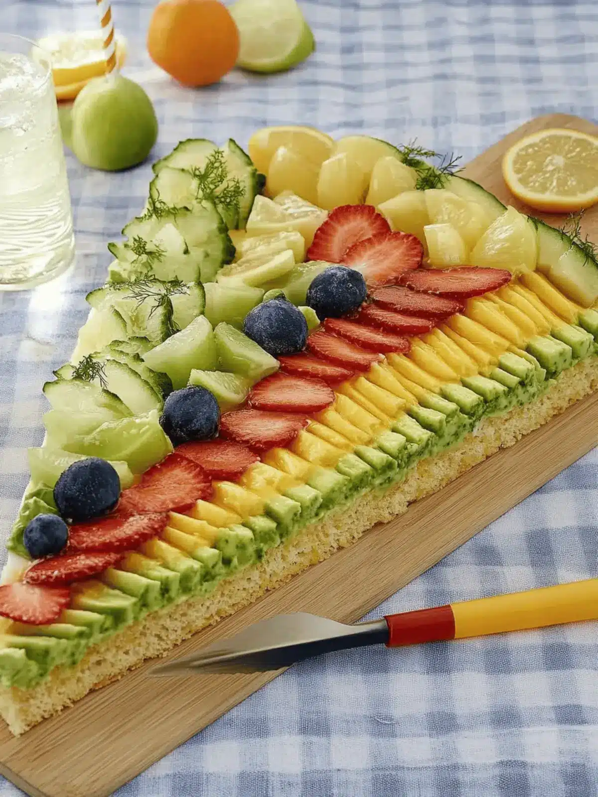 Obstkuchen zum Schulanfang