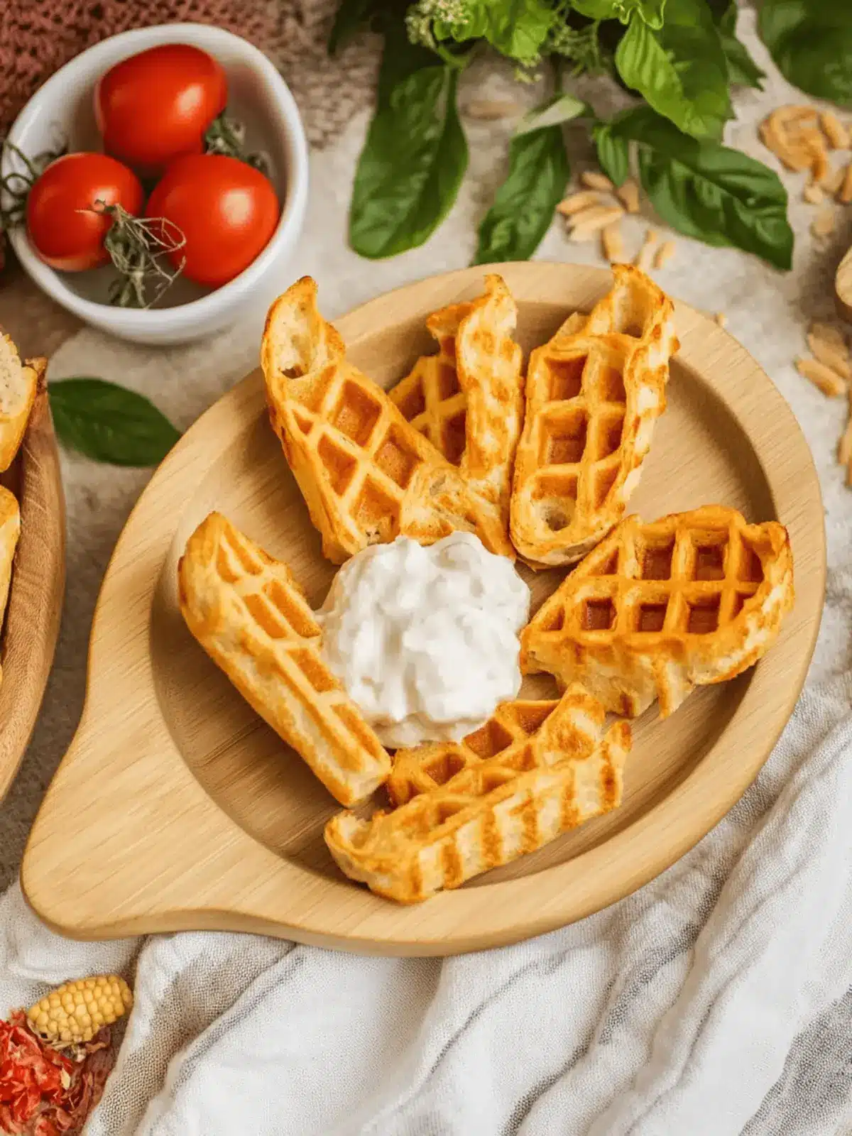 Fingerfood für das Baby: Leckere Pizzawaffeln 5 Fingerfood für das Baby