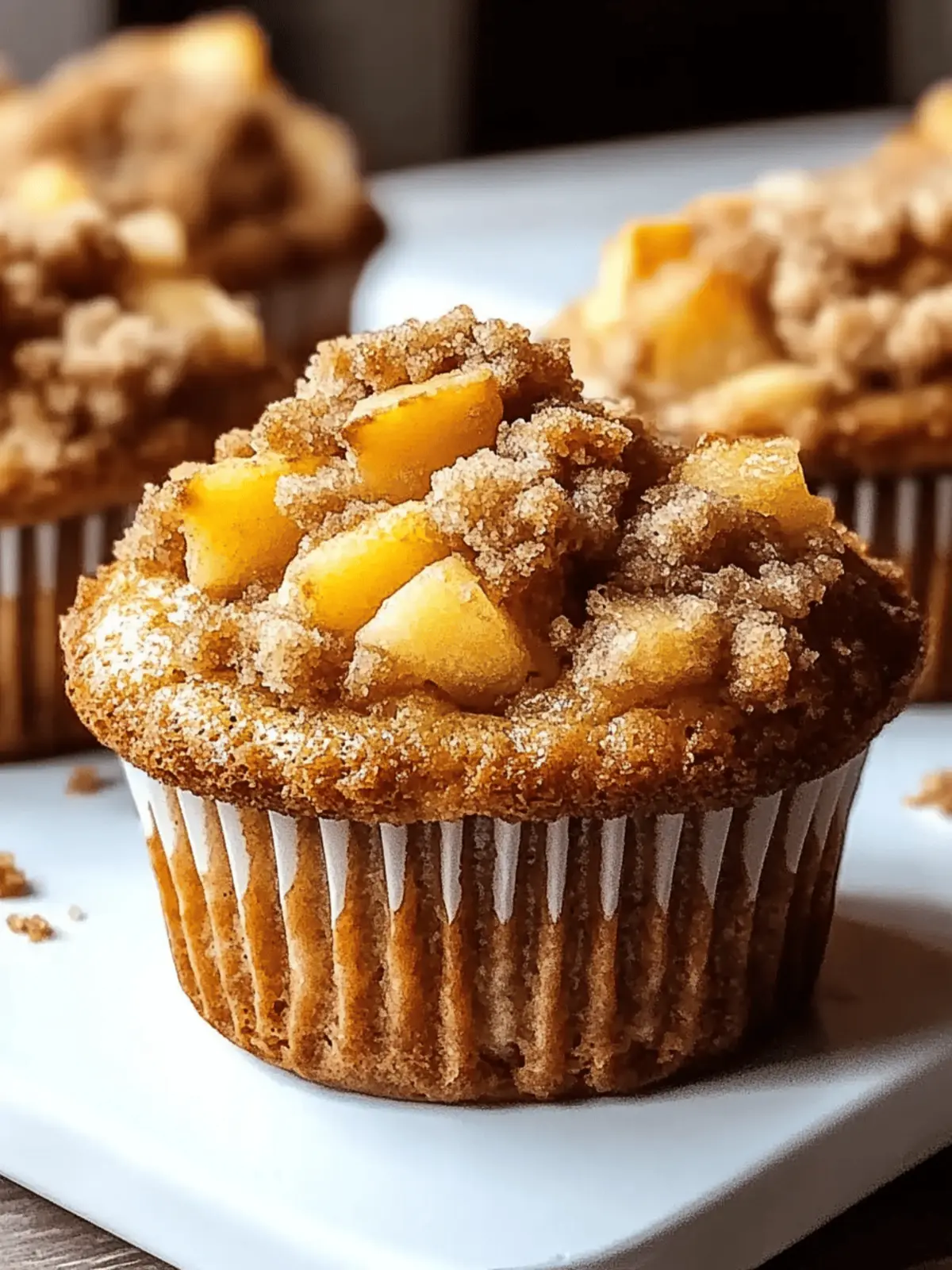 Pumpkin-Apple-Muffins mit knusprigem Crumble 2 Pumpkin-Apple-Muffins with Crispy Crumble