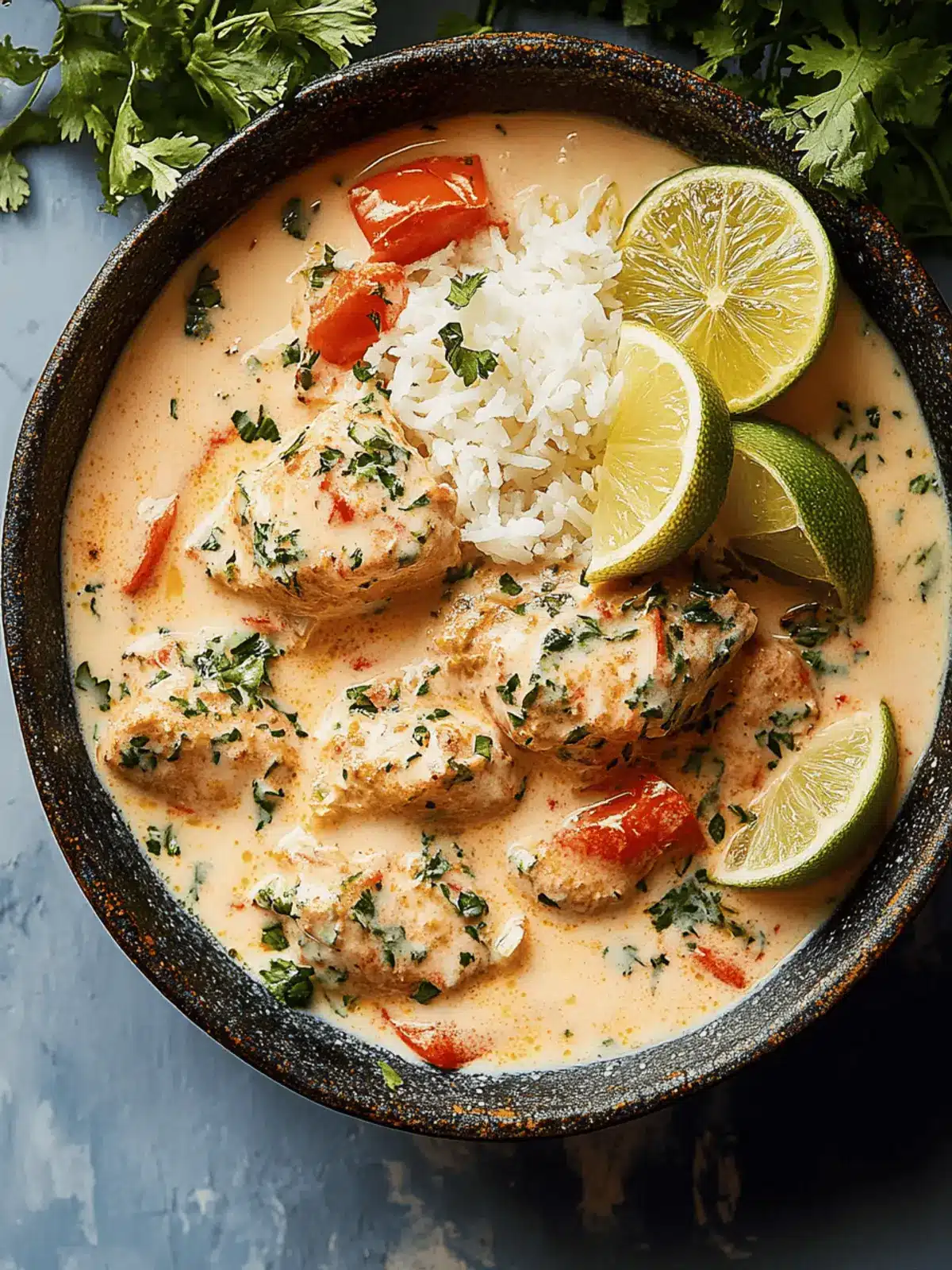 Cremiges Kokosmilch-Hühnchen