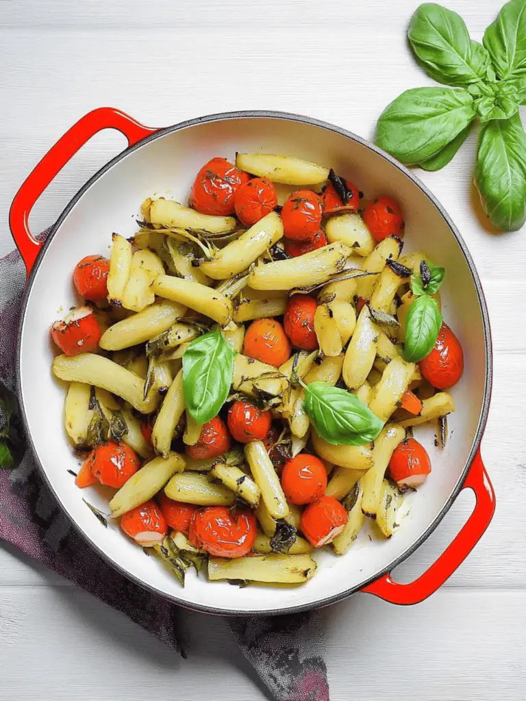 Fried Kohlrabi nach mediterraner Art