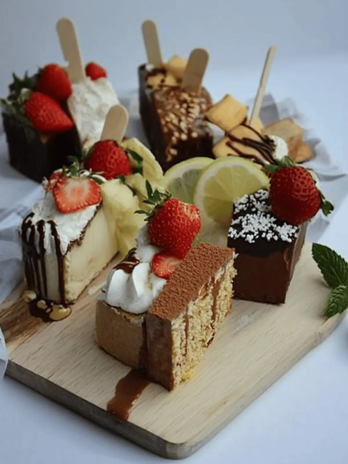 Käsekuchen am Stiel