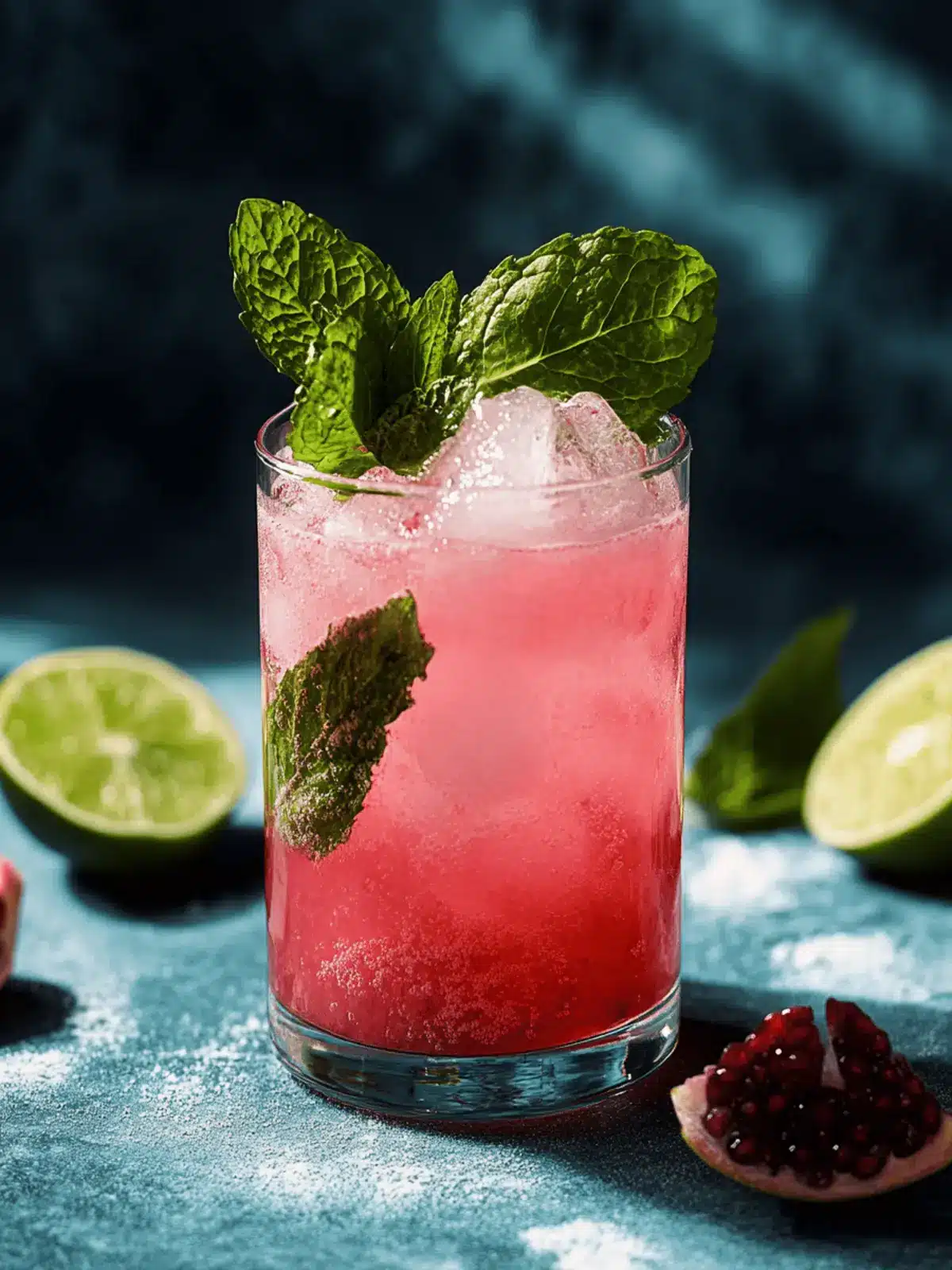 Granatapfel Mojito Mocktail