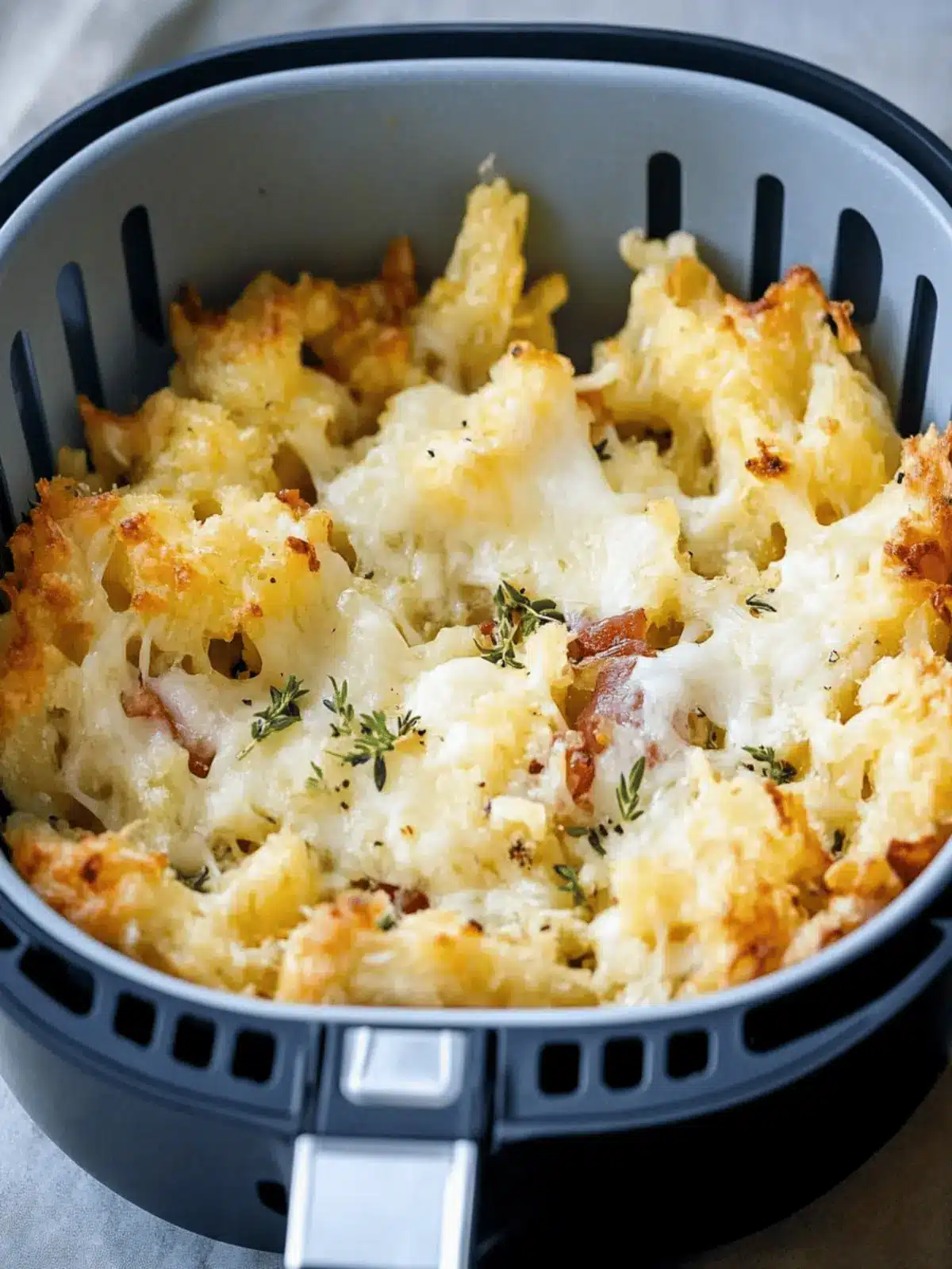 Käsespätzle aus der Heißluftfritteuse