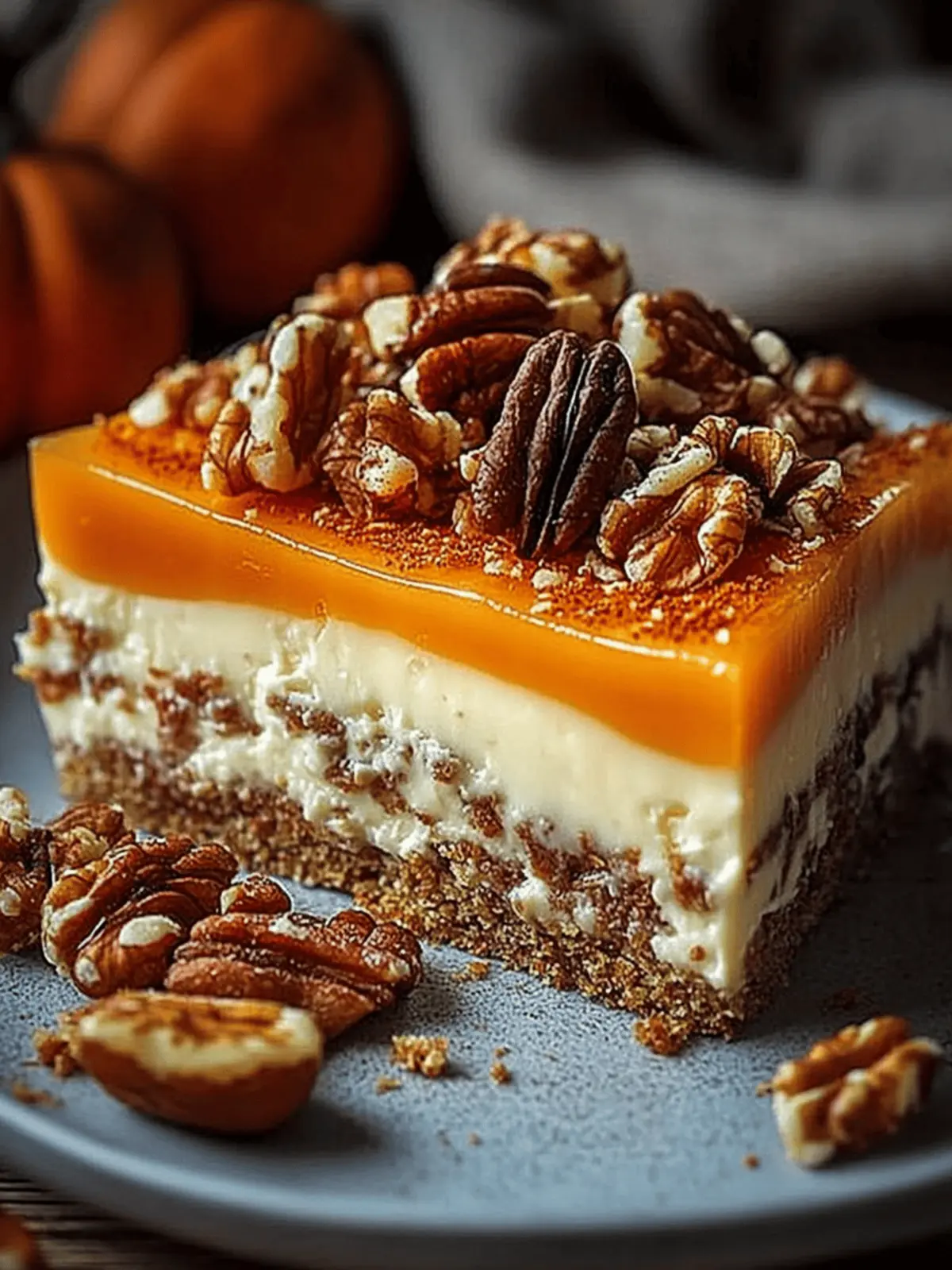 Kürbis Käse Nusskuchen für den perfekten Herbstgenuss 2 Kürbis Käse Nusskuchen