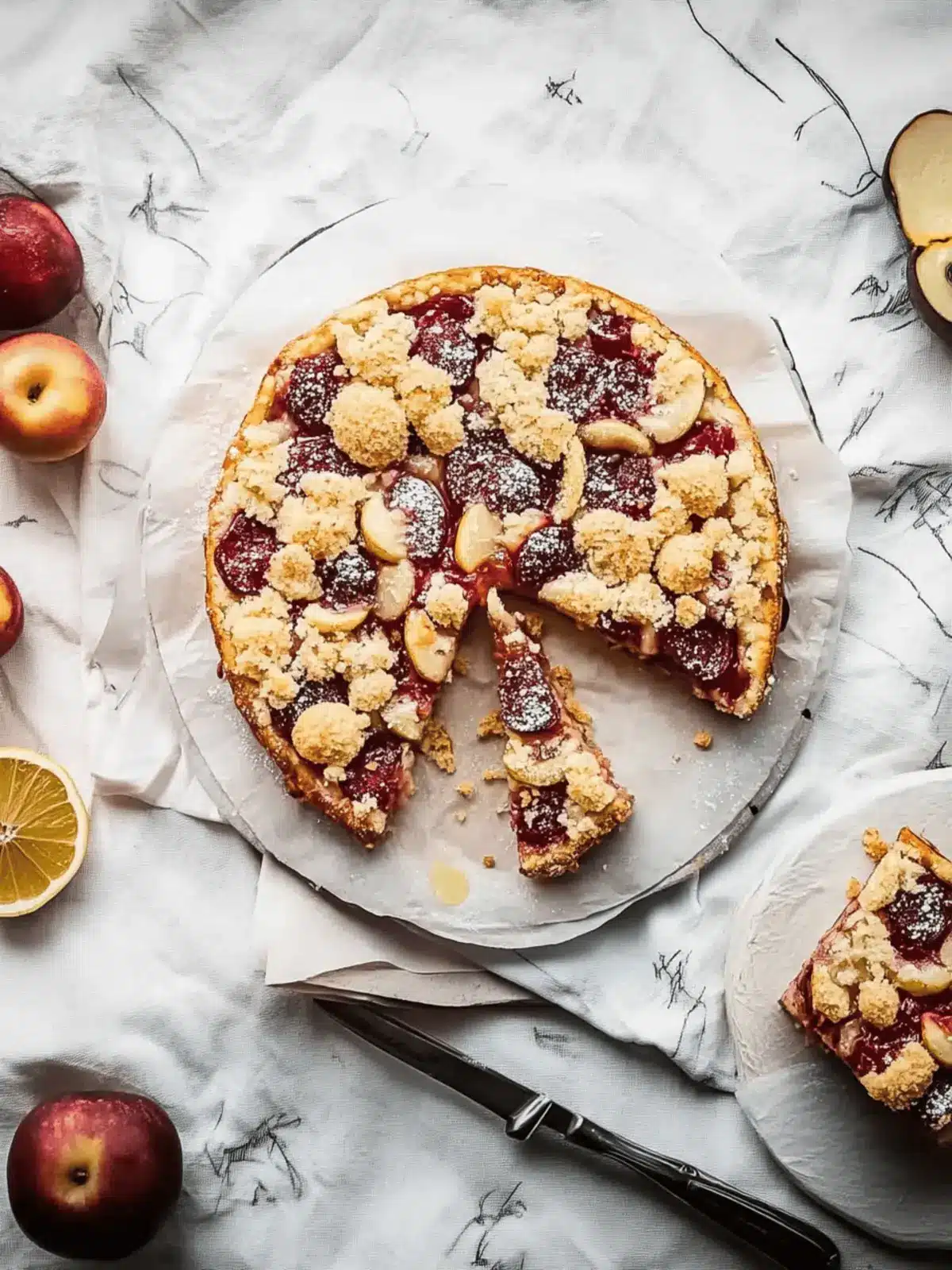 Zwetschgenkuchen mit Rührteig und Streuseln leicht gemacht 3 Zwetschgenkuchen mit Rührteig und Streuseln
