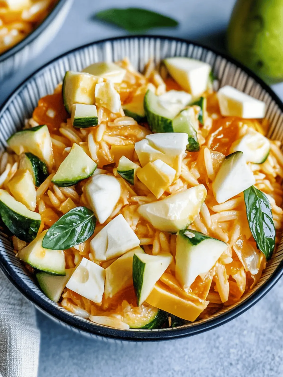 Zucchini-Rice-Pan with Feta