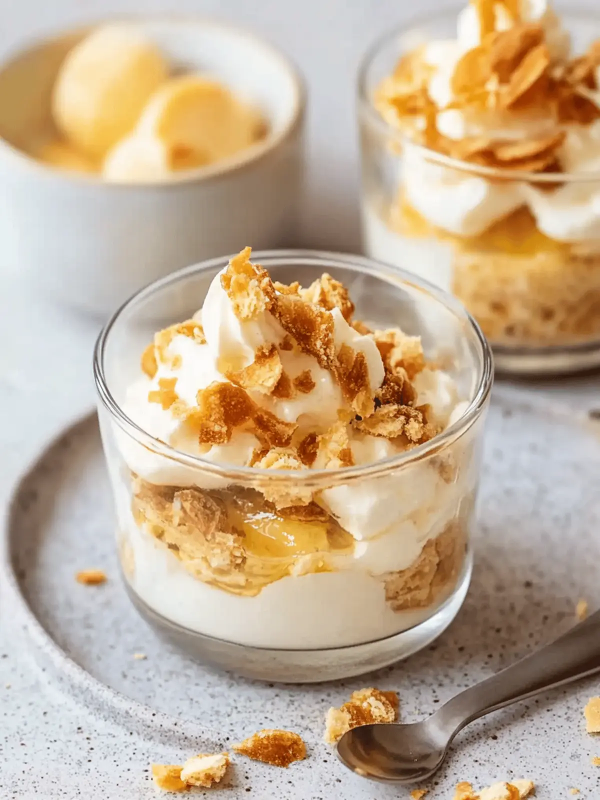 Nachtisch im Glas: Cremiger Bienenstich-genuss 2 Nachtisch im Glas