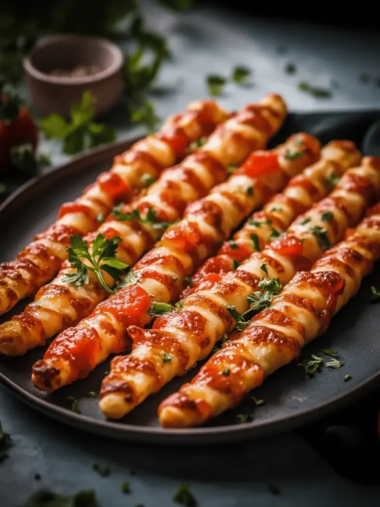 Schnelle Pizzastangen