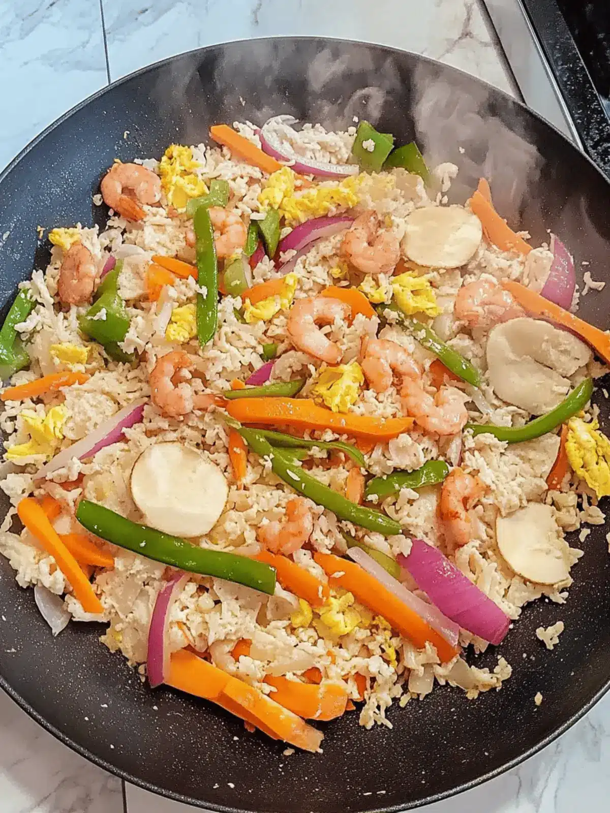 Fried Rice mit Gemüse für Einsteiger 4 Fried Rice with Vegetables