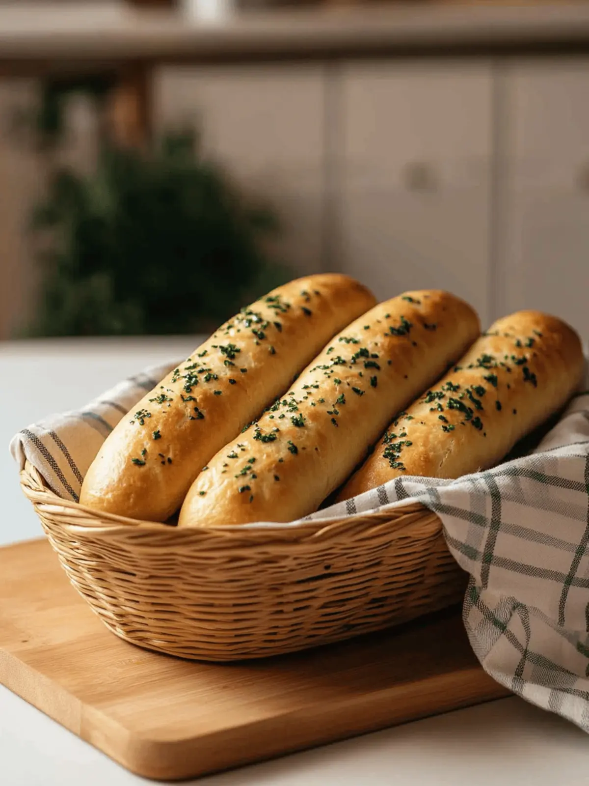 Einfache Knoblauchbrot-Stangen für jeden Anlass 4 Einfache Knoblauchbrot-Stangen